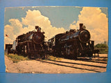 Postcard Steam Locomotives #153 and #113 Gold Coast Railroad