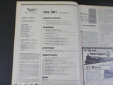 Railroad Model Craftsman Magazine 1981 May Utah Belt update