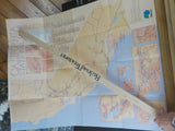 Map Amtrak California Rail Map 1999 June 26 x 34