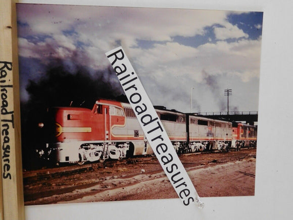 Photo Santa Fe Locomotive #62 8 X 10 Color