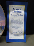 Plate Romance of the Rails Plate Collection Sunset Limited #1997A Tutwiler