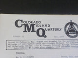 Colorado Midland Quarterly #22 1986 May Personal 1906