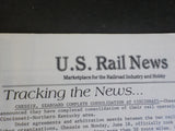 US Rail News 1984 August Our 2nd Year Marketplace for the Railroad Industry & Ho