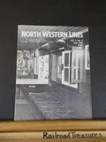 North Western Lines C&NW 1980 July V7 #3 Waxdale Tower Std steel flat cars