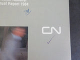 Canadian National Annual Report 1984 CN Rail Grand Trunk