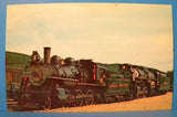 Postcard Steamtown USA Bellows Falls Vermont Green Mountain RR Mogul #89