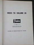 Trains Magazine Bound Volume 27-28 Nov 1966 - Oct 1968