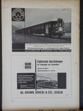 Eisenbahn Amateur 1957 10 Oktober Zurichs erste Strakenbahn wird in Betrieb gese