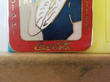 Jaycees Mississippi Drink Coca-Cola Red haired lady blue dress glass     PIN