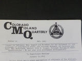 Colorado Midland Quarterly #10 1983 May A Significant Meeting
