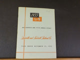 Louisville & Nashville Railroad Annual Report 1955 L&N 105th  MAP  Equipment obl