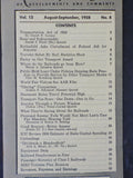 Railway Digest of Developments and Comments 1958 August September V13 #8