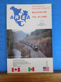 American Railway Engineering Association Bulletin 706 May 1986 Vol 87 AREA