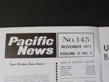 Pacific News #145 Nov 1973 Pacific Rail News Back yard railroading in 3' gauge