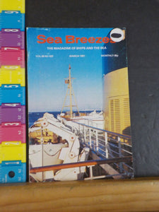 Sea Breezes Magazine #423 Vol 55 1981 March What’s in A Name
