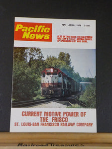 Pacific News #198 1978 April Frisco motive power California Western 2-8-8-2 Amtr