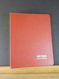 GMC Truck data book Binder ONLY