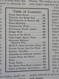 Model Railroader Magazine 1940 November D&H Bridge Work Color light signal