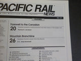 Pacific Rail News #317 1990 April Farewell to the ral Canadian SP Coos Bay Branc