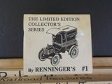 ERTL Renninger’s 1905 Ford Delivery Car Bank #1 Noble St Kutztown, PA Antique &