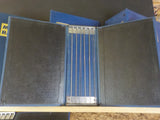 Model Railroader Magazine Binders 5 approx 5 inch binders with rods Blue USED