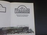 All Kinds Of Trains By John Young & Ron White     Hard Cover    Childrens book