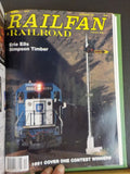 Railfan & Railroad Magazine Bound Volume 10 January - December 1991 Green