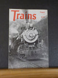 Trains Magazine 1944 August Montreal Railroads UP Porltand Rose SP&S Inspection