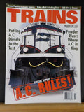 Trains Magazine 1998 November AC Rules AC Diesels to the test Powder River