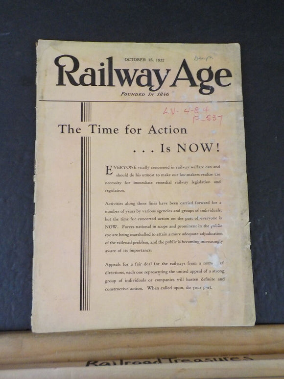 Railway Age 1932 October 15 Leigh Valley Norfolk Southern Freight damage