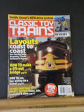 Classic Toy Trains 2006 December Lift out bridge Bus wiring on a layout