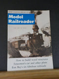 Model Railroader Magazine 1962 June How to build wood structures Fencemens car
