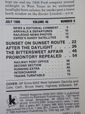 Trains Magazine 1986 July Coast Line after the Daylight SP & Passengers