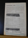 Model Railroader Magazine 1936 April Passenger car construction Plans for short