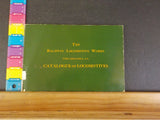 Baldwin Locomotive Works Catalogue Locomotives 1915 Reprint