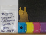 Jaycees Virginia Virginia Gentleman Bottle & Man Red White Blue Bourbon PIN