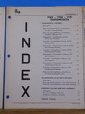 Ford Motor Co. Instruction Manual 1949 -1951 Lot of 2 + specification Charts