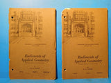 ICS Rudiments of Applied Geometry #1875 2 booklets International Correspondence