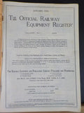 Official Railway Equipment Register 1970 January  ORER US Canada Mexico