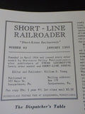 Short-Line Railroader #43 1960 January Waterloo RR, Murfreesboro & Nashville