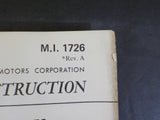 EMD Maintenance Instructions MI 1726 Rev A Locomotive storage procedures