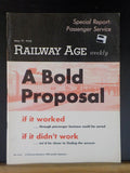 Railway Age Weekly 1958 May 19 Bold Proposal Special Report Passenger Service
