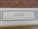 Renaissance Lithographic Print  Camille Pissarro Puerto De Dieppe