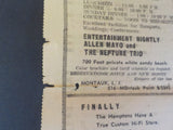 Sun The East Hampton Summer Newspaper 1966 Sept. V1 #6 Sag Harbor & Scuttle Hole