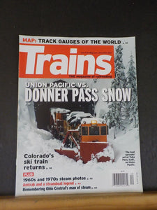 Trains Magazine 2017 December UP vs Donner Pass Snow Track Gauges of the World