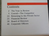 Conrail Annual Report 1984 Consolidated Rail Corporation + 3 quarterly reports
