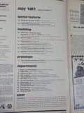 Railroad Model Craftsman Magazine 1981 May Utah Belt update