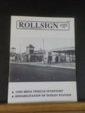 Rollsign Magazine of New England Transit News 1992 November December MBTA vehicl