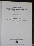 Jane’s World Railways 1990-91 edited by Geoffrey Freeman Allen