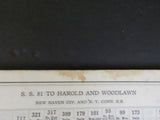 New York New Haven & Hartford RR Co. Employee Time Table #181 1954